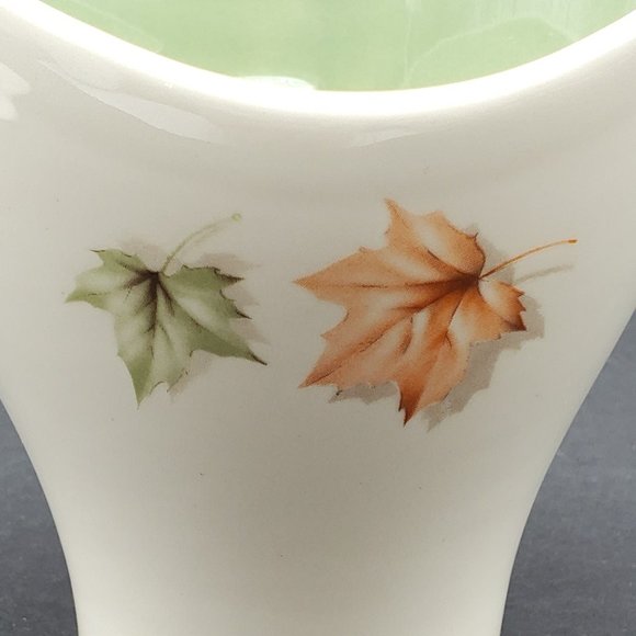 Taylor Smith & Taylor Autumn Spiral Sugar Bowl TS&T Oak Leaves Lidded Dish - Picture 5 of 5